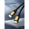 Кабель UGREEN HD101 (10170) HDMI Male To Male Round Cable. Длина: 10м. Цвет: желто-черный