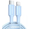 Кабель UGREEN US532 (90448) Lightning To USB-C PD Charging Cable. Длина: 1м. Цвет: синий