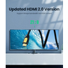 Кабель UGREEN HD101 (10130) HDMI Male To Male Round Cable. Длина: 3м . Цвет: черно-желтый