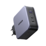Сетевое зарядное устройство UGREEN CD289 (90549) Nexode USB-A+2*USB-C 140W GaN Tech Fast Charger с кабелем USB-C - USB-C. Длина кабеля: 2м. Цвет: черный
