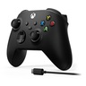 Беспроводной контроллер Xbox чёрный + USB-C кабель