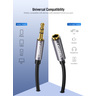Кабель UGREEN AV118 (10595) 3.5mm Male to 3.5mm Female Extension Cable. Длина: 3м. Цвет: черный
