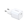 Сетевое зарядное устройство UGREEN CD319 (15326) Nexode Mini USB-C 30W PD GaN Fast Charger EU. Цвет: белый