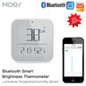 Датчик температуры, влажности и освещенности MOES Bluetooth Temperature and Humidity + Light Sensor